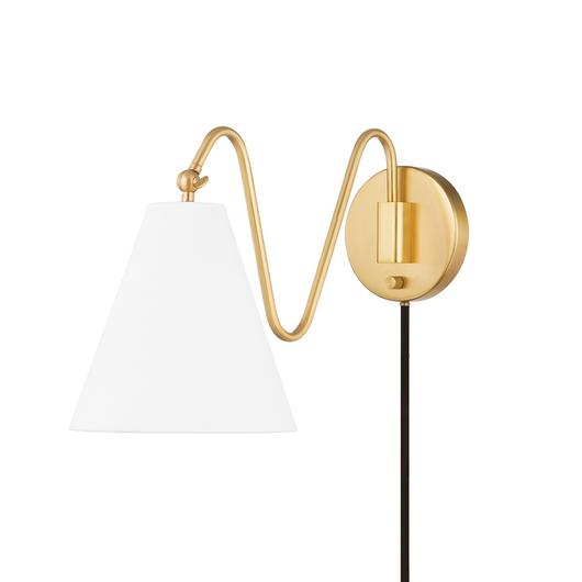 Onda Plug-in Sconce by Mitzi