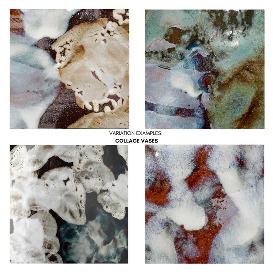 Collage Ceramic Decorative Vase, Medium by Jamie Young