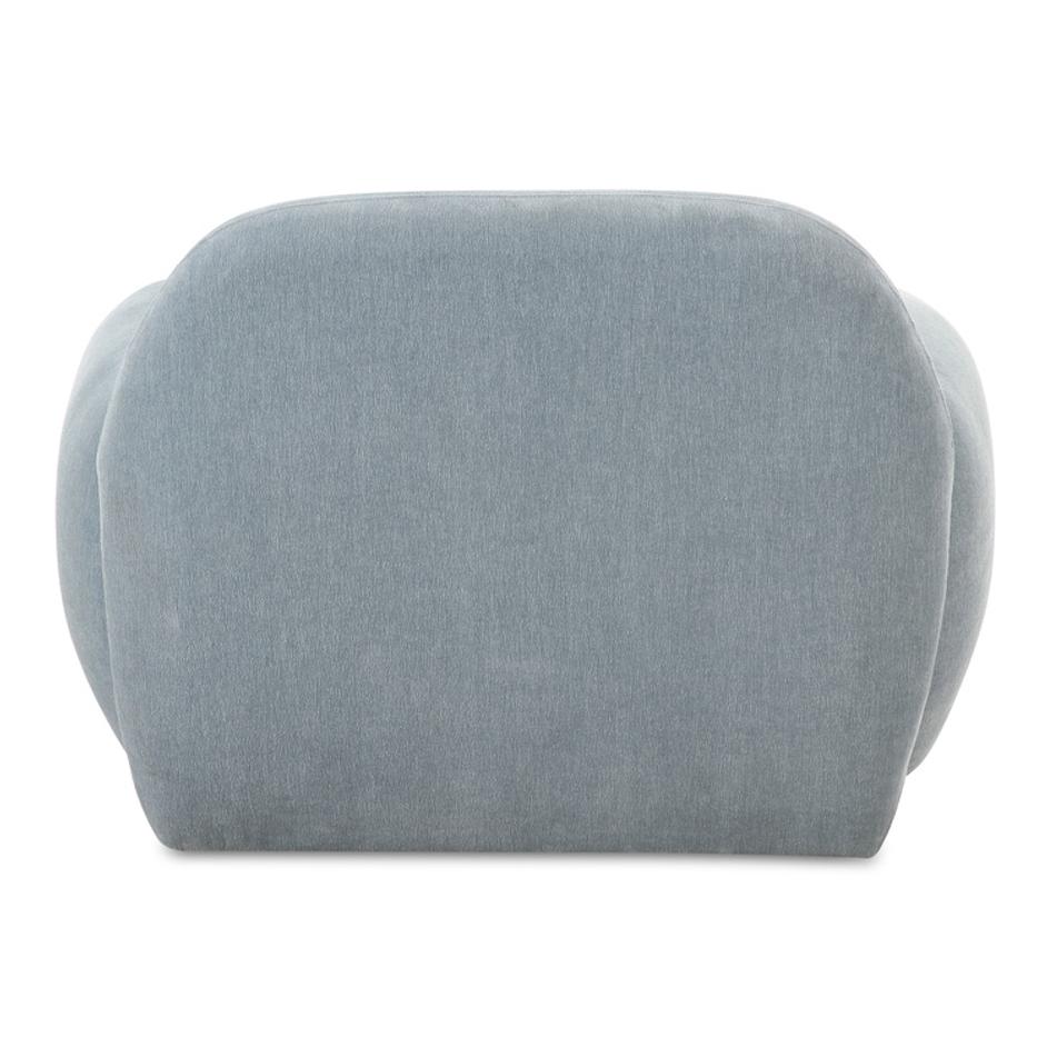 Hazel Lounge Chair Light Blue by Moes Home