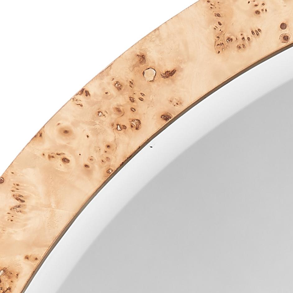  Chandler Round Wall Mirror, Natural by Jamie Young