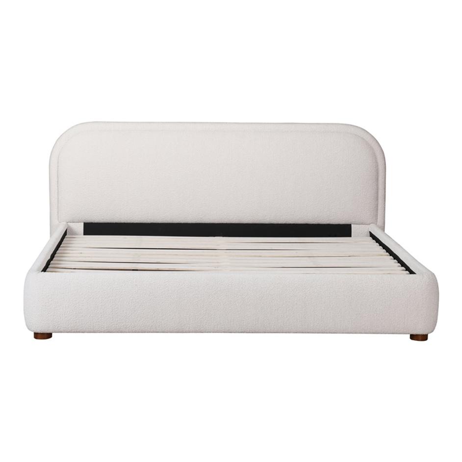 COLIN KING BED OATMEAL by Moes Home
