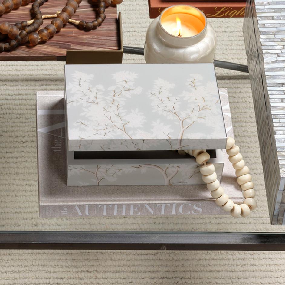 Garland Decorative Box, Dove by Jamie Young