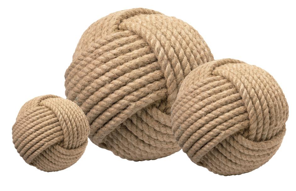 Jute Spheres (Set of 3) by Jamie Young