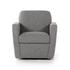 Emanuel Swivel Chair In Fallon Charcoal by Four Hands