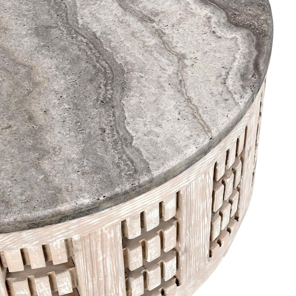 Becky 41" Round Coffee Table by Classic Home