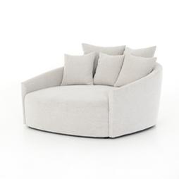 Chloe Media Lounger in Delta Bisque by FOUR HANDS