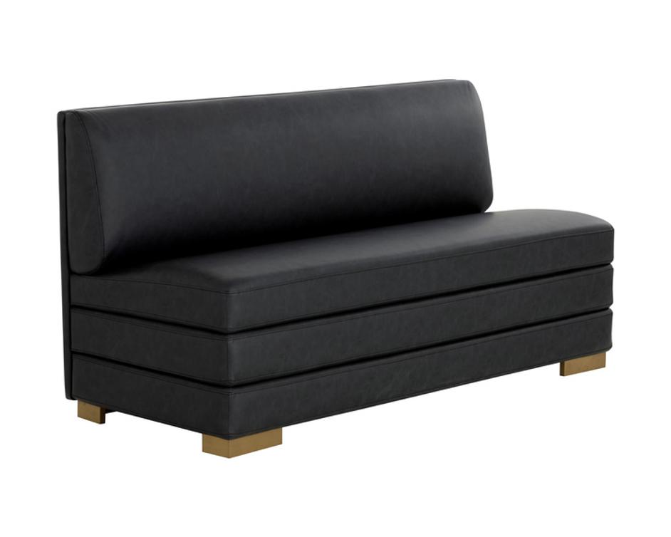 RADCLIFF BANQUETTE - BRAVO BLACK by Sunpan