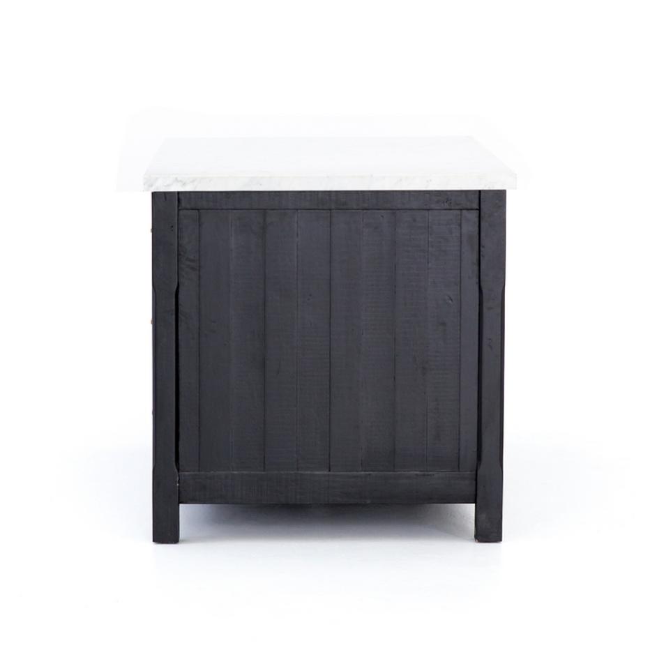 Ian Kitchen Island-Black Acacia by FOUR HANDS