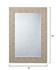 Structure Shagreen Rectangle Mirror, Ivory by Jamie Young