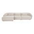 Amelia Lounge Modular Left Sectional Warm White by Moes Home
