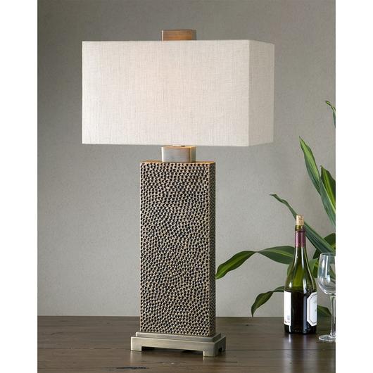 Canfield Coffee Bronze Table Lamp by Uttermost
