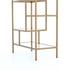 Helena Brass 83" Bookshelf by FOUR HANDS