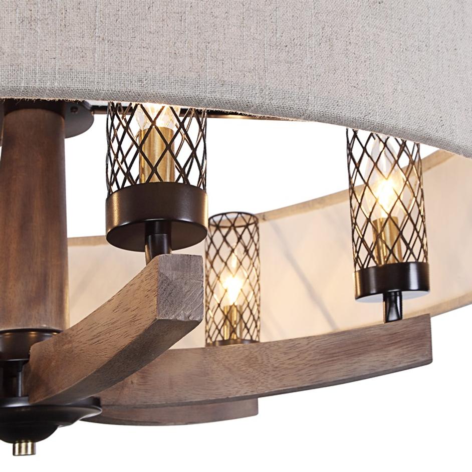 Woodall 6 Light Chandelier by Uttermost