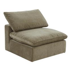 TERRA SLIPPER CHAIR PERFORMANCE FABRIC DESERT SAGE by Moes Home