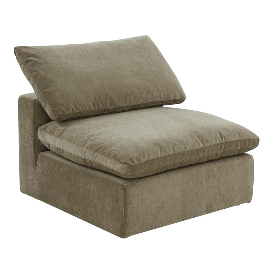 TERRA SLIPPER CHAIR PERFORMANCE FABRIC DESERT SAGE by Moes Home