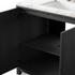 Millie Single Vanity - Satin Drifted Black Veneer by Four Hands