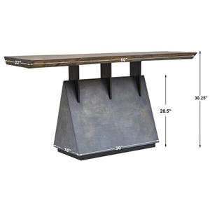 Vessel Industrial Console Table by Uttermost