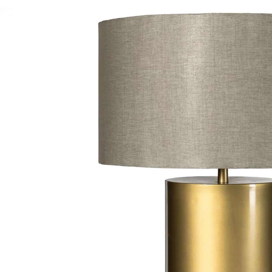 Cameron Floor Lamp In Ombre Antique Brass by FOUR HANDS