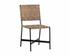 Omari Dining Chair - Black - Light Tan Leather by Sunpan