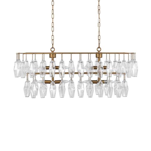 Tressia Chandelier Brass by Classic Home