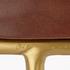  Henry Round Leather Counter Stool, Brown by Jamie Young