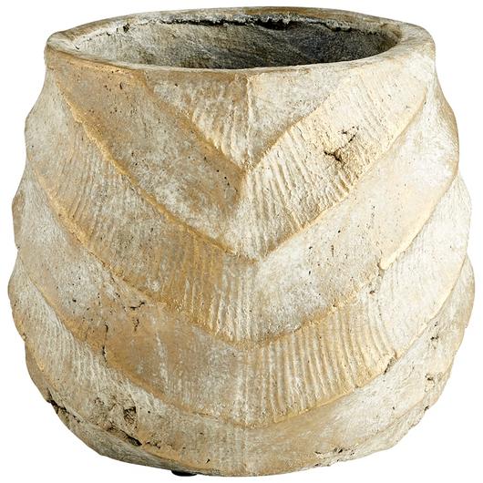 Large Cache Creek Planter in Brown Sandstone by Cyan Design