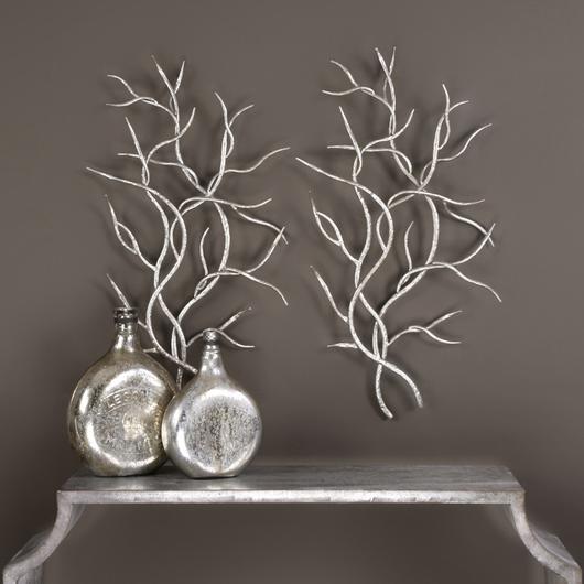 Silver Branches Metal Wall Decor by Uttermost