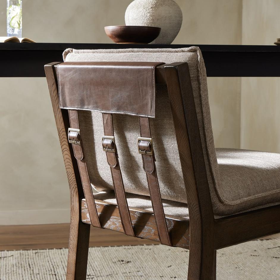 Wilmington Bar Stool in Alcala Fawn by FOUR HANDS