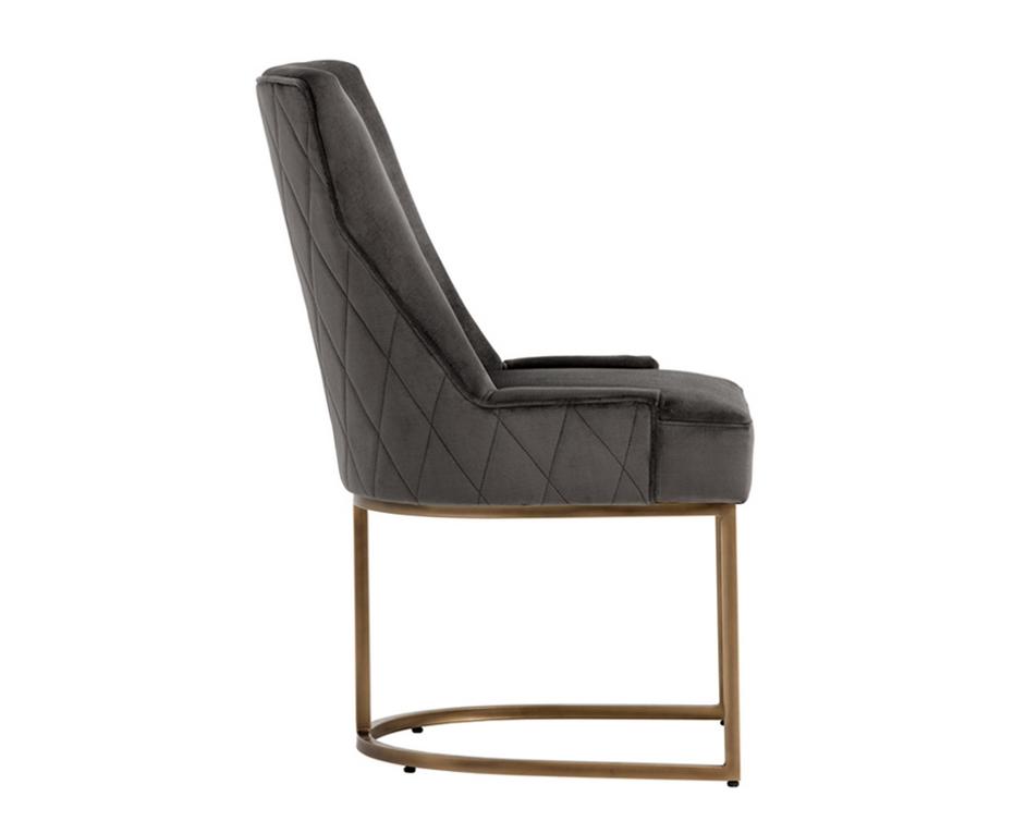 Florence Dining Chair - Piccolo Pebble by Sunpan