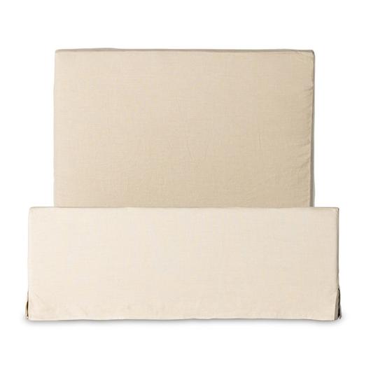 Daphne King Slipcover Bed - Brussels Natural by Four Hands