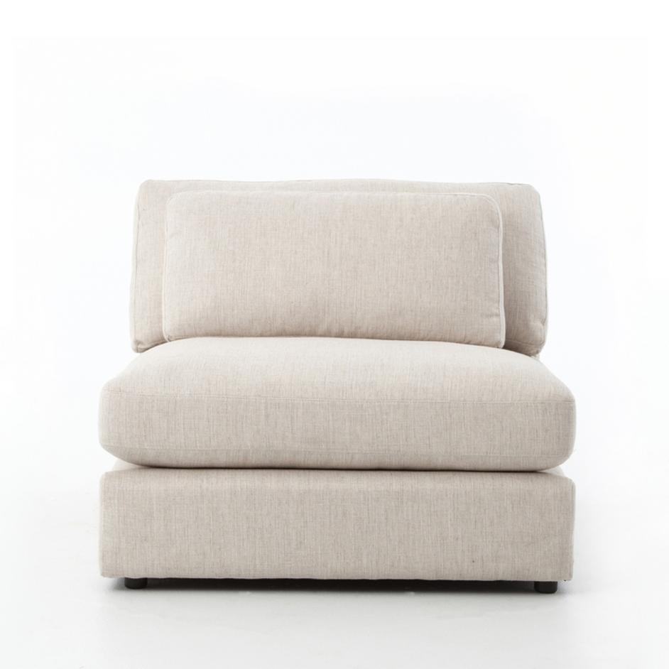 Bloor Sectional Armless in Essence Natural by FOUR HANDS