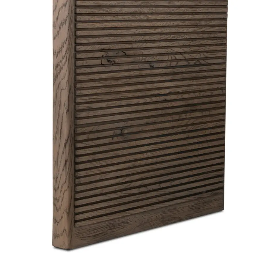 Leo Console Table in Rustic Grey by FOUR HANDS