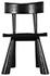 Gilbert Sungkai/Mindi Chair in Charcoal Black by Noir Furniture
