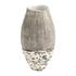 Calypso Vase | Off White | Brown - Medium by Cyan Design