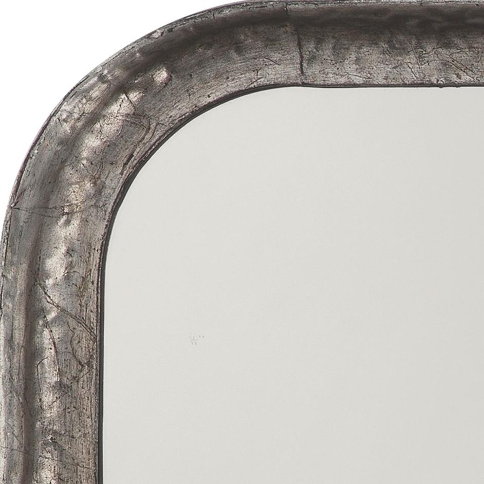 Principle Iron Rectangle Wall Mirror, Silver by Jamie Young