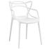 Gaile Dining Armchair In White by Modway Furniture