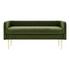 Marsha KD Velvet Bench, Dainty Green by New Pacific Direct