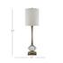 Giovanna Table Lamp In Antique Brass & Clear by Currey & Company