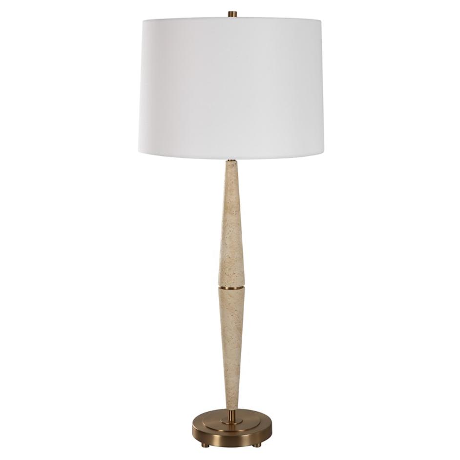 Palu Travertine Table Lamp by Uttermost