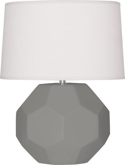 Matte Smoky Taupe Franklin Table Lamp by Robert Abbey