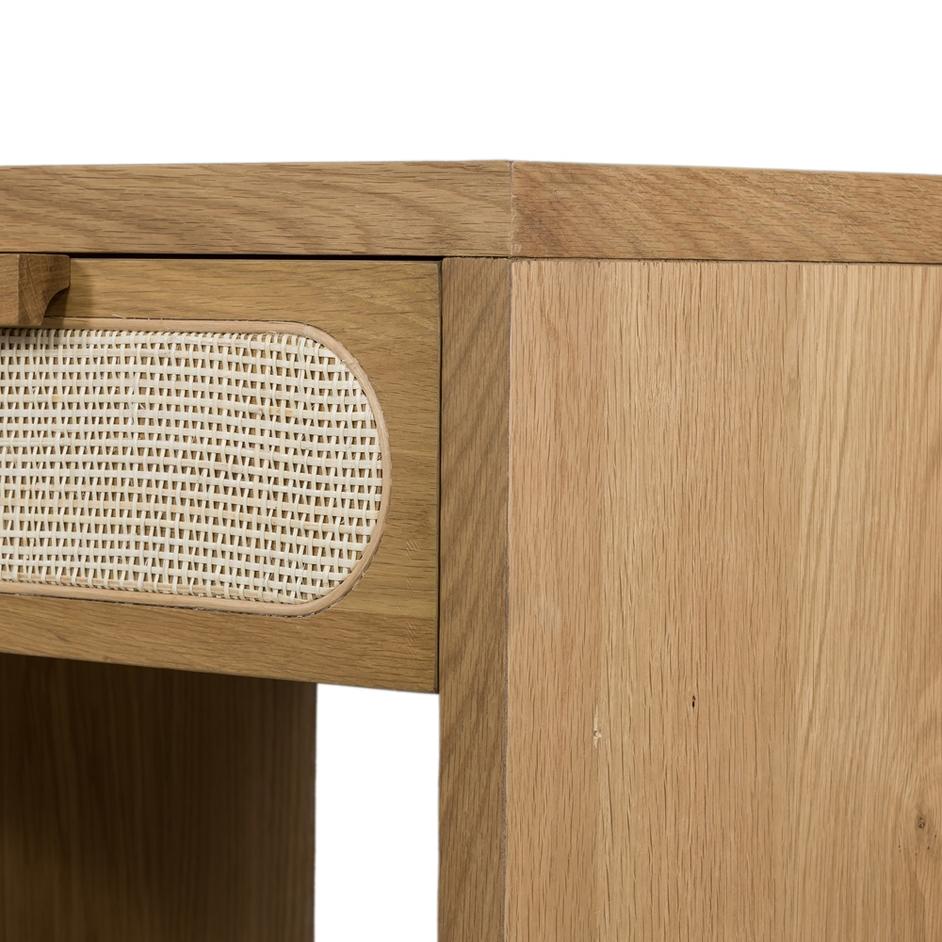 Allegra Nightstand-Natural Cane by FOUR HANDS