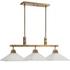 Brookdale Industrial 3 Light Linear Chandelier by Uttermost