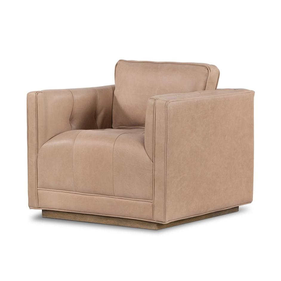 Kiera Swivel Chair - Palermo Nude by Four Hands