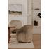 Drava Rolling Dining Chair Beige by Moes Home