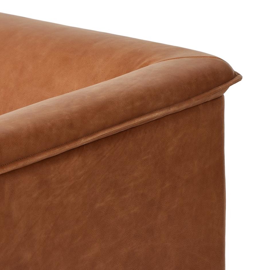 Wellborn Swivel Chair In Palermo Cognac by FOUR HANDS