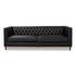 Fielder Sofa Black Leather by Moes Home