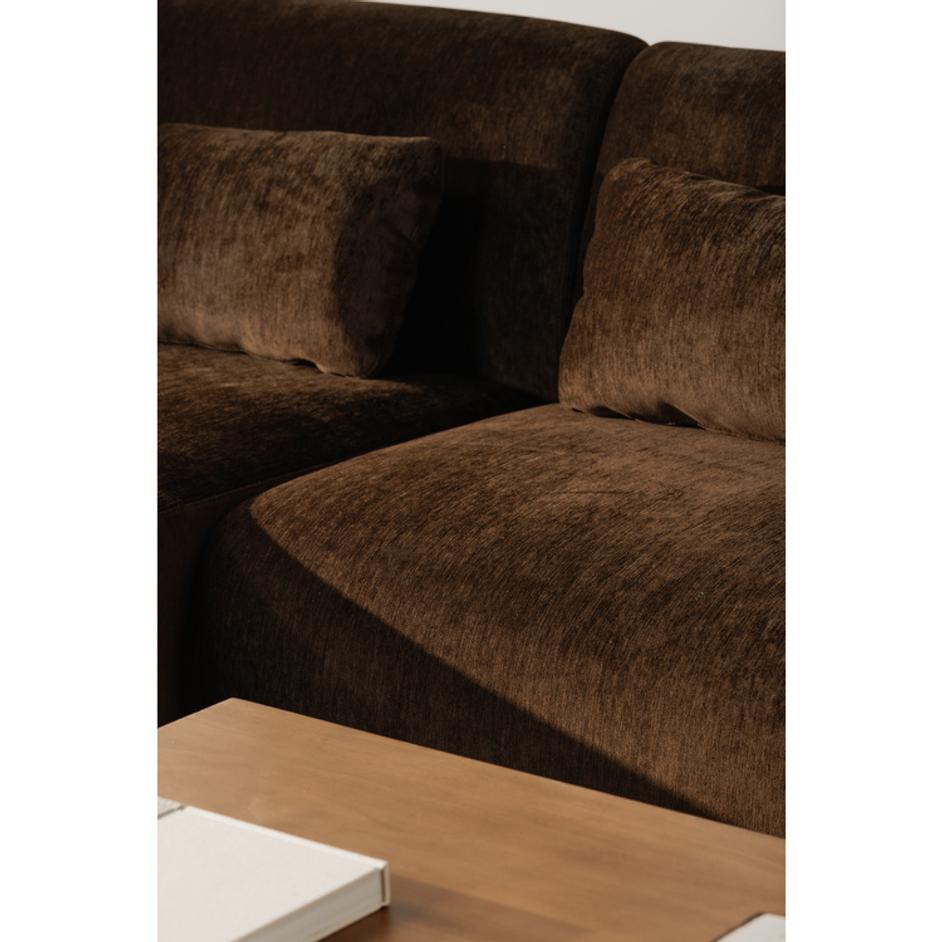 Amelia Left Arm Facing Chair Espresso by Moes Home