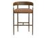 ZANATTA BARSTOOL - TAN LEATHER by Sunpan