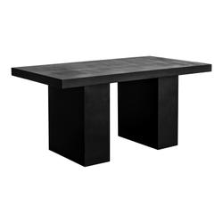 AURELIUS 2 OUTDOOR DINING TABLE BLACK by Moes Home