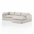 Habitat 2Pc Raf Sectional In 112'' In Nimbus by FOUR HANDS